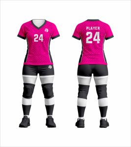 Concevez votre propre uniforme de volley-ball à prix de gros, logo personnalisé imprimé, tenue d'équipe, uniforme de volley-ball - Product Image 5