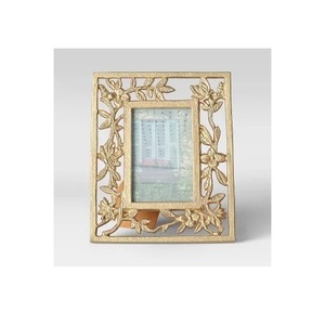 Elegant Decorative Metal Photo Frame Luxury Artistic <b>Picture</b> <b>Holder</b> For Bedroom Tabletop Photo Display - Product Image 3