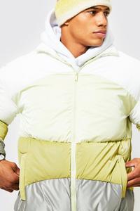 Custom Men’s Puffer <b>Jacket</b> For Winter Premium Casual Outdoor Wear For Men's Windproof <b>Zipper</b> Closure Side <b>Pockets</b> Men's Coat - Product Image 4