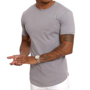 T-shirt de compression pour homme, coupe ample, léger, 100 % coton, manches courtes, respirant, séchage rapide, idéal pour la course et la gym - Product Image 6