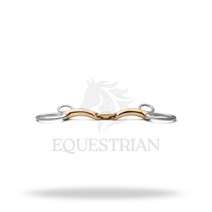 Mors Baucher Savor Gold Snaffle pour l'entraînement et le contrôle à l'équitation - Product Image 3