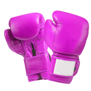 Guantes de Boxeo de Cuero Azul con Cordones, Equipo de Entrenamiento Transpirable, Soporte para Muñeca, Unisex para Adultos - Product Image 5
