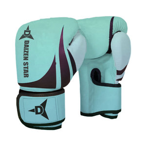 Gants de boxe respirants Daizen Star en PU avec fermeture à lacets et sangle de poignet réglable – Équipement d'entraînement pour adultes - Product Image 5