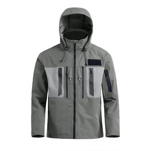 Chaqueta Cortavientos Impermeable Personalizada para Hombre, Chaqueta Informal Ligera para Exteriores, Tejido Transpirable Resistente al Viento, Cremallera Reflectante, Deportiva - Product Image 1