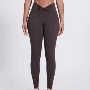 Nuevos Pantalones de Yoga de Cintura Alta para Mujer, Leggings Transpirables, Deportivos, con Control de Abdomen, de Algodón y Bambú Elástico, para Gimnasio y Entrenamiento - Product Image 2