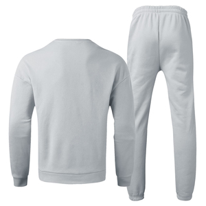 Chándal de Dos Piezas para Hombre de Alta Calidad con Logotipo Personalizado de Pakistán, Chándal de Algodón y Poliéster de Color Sólido y Peso Pesado - Product Image 4