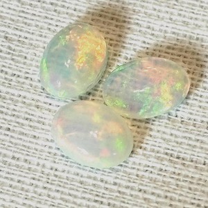 Natural Ethiopian Opal Loose Gemstone 6x8mm Oval Multi <b>Fire</b> Color Play <b>Stone</b> Welo Opal for Jewelry Making - Product Image 5