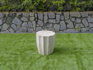 Mesa de Centro de Cemento y Carambola en Color Grafito, Centro de Atención Escultural Moderno para Muebles de Sala de Estar Contemporánea - Product Image 4