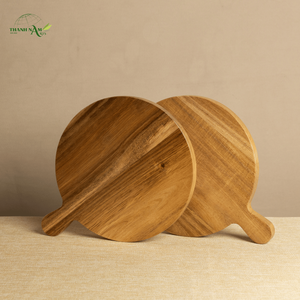 Pressed Bamboo <b>Tray</b> Luxury Minimal Bamboo Serving <b>Tray</b> for Home and Kitchen Eco Friendly Hospitality Tableware - Product Image 3