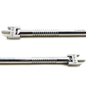 Jauge de hauteur pour bracket orthodontique dentaire, localisateur réglable et mobile, mesure de positionnement à ressort, médical, par Grip Surgical - Product Image 1