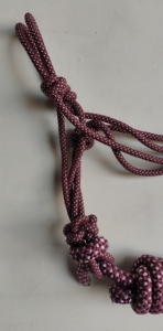 Harnais en corde de nylon pour cheval, design anatomique, surpiqûres décoratives, boucles en laiton, rembourrage doux, course d'endurance, taille personnalisable - Product Image 2