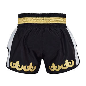 Pantalones Cortos de Muay Thai Sublimados de Alta Calidad, Elásticos, de Secado Rápido, Transpirables, con Colores y Logotipos Personalizados, Spandex/Poliéster - Product Image 5