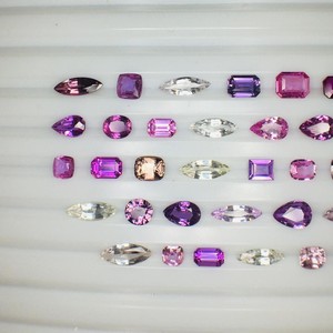 Lot de pierres précieuses naturelles multi-saphirs taillés, qualité AAA, lustre superbe, certifiées IGI, 5-10 mm, multicolores, pour la fabrication de bijoux, prix abordable - Product Image 3