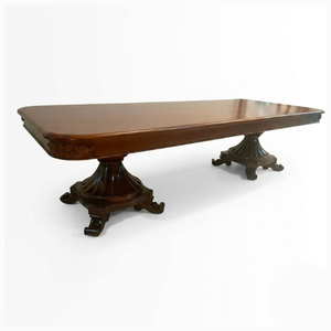 Modern Convertible Square <b>Dining</b> <b>Tables</b> Large Size Made of Solid Mahogany <b>Wood</b> with Beautiful Carvings - Product Image 1