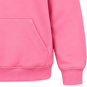 Sudadera con Capucha Rosa Personalizada con Bordado 1908 para Mujer, Cómoda, Holgada, de Manga Larga, de Forro Polar, con Letras Griegas - Product Image 5