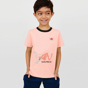 Camisetas Lisas para Niños, Camisetas de Algodón de Color Sólido para Bebés y Niños Pequeños, Ropa para Niños, Camiseta Extra Grande para Niños - Product Image 1