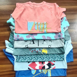 Camisetas y Vestidos de Verano para Niños y Niñas al por Mayor Ropa Nueva Mixta de Marca Ropa Urbana de Algodón para Niños de Bangladesh - Product Image 1