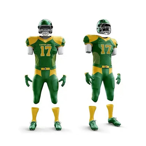 Camisetas y Tops de Fútbol Americano de Poliéster para Jóvenes, Transpirables, con Malla y Opciones de Número y Logotipo en Tackle Twill, Tallas Grandes - Product Image 1