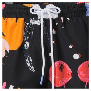 Double <b>Layer</b> Polyester with Solid Top Print High Quality Custom Men's Full Print Graphic Sublimation Basketball Mesh Shorts - Product Image 4