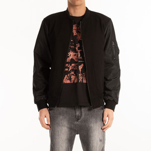 Customizable High Quality Eco-Friendly Vintage <b>Waterproof</b> Bomber <b>Jacket</b> Causal Wear Trending Design Men Bomber <b>Jacket</b> - Product Image 3