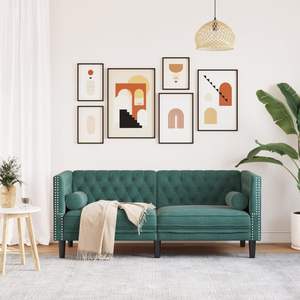 Sofá Chesterfield Verde Oscuro para Sala de Estar - Product Image 3