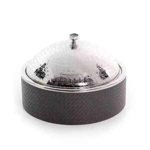 Cazuela Aislada con Diseño de Mármol y Tapa con Asa Dorada, Olla de Lujo para Servir Comida Caliente en la Mesa, Ideal para Hogares y Hoteles - Product Image 6