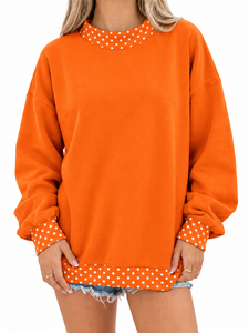 New Style <b>Top</b> Selling Autumn/<b>Winter</b> Casual Cozy Women Mock Neck Drop Shoulder Long Sleeves Oversized Fleece Eco-Friendly Front - Product Image 3