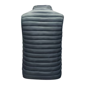 Chaleco de Algodón Montane de Alta Calidad con Cierre, Cálido para Invierno, Acolchado, Talla Grande, con Cuello Alto y Logotipo Frontal para Adultos - Product Image 2