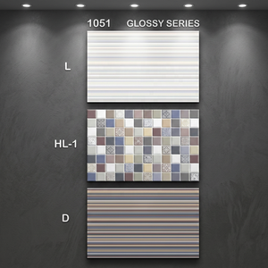 European Scenic Flower Mural Dark Color Bathroom Glossy Glazed Ceramic Digital <b>Wall</b> Tiles 200x300mm Price - Product Image 4