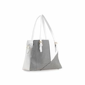 <b>White</b> P55715 Formal <b>Hand</b> <b>Bag</b> Stylish Turning Tool Accessory - Product Image 2