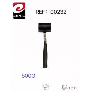 Martillo de Goma Resistente para Trabajos en Piedra, 500g, Elegante Martillo para Artesanía en Piedra - Product Image 1