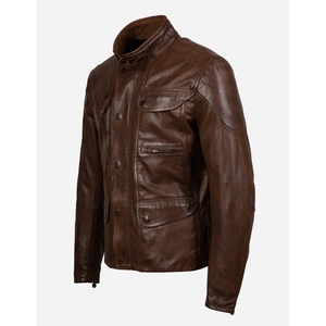 Chaqueta Utilitaria de Cuero Elite "Solo Rider" Expedition |   Ropa Exterior de Alta Gama para Hombre y Mujer, Diseño Ergonómico para Ciclismo - Product Image 4