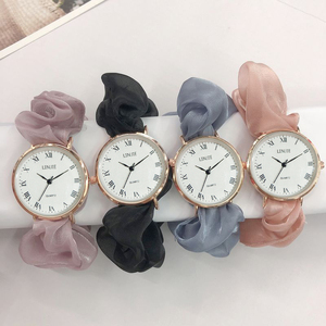 Nouvelles montres à quartz pour femmes, montre à ruban de mode, bandeau foulard, montre décontractée pour soirée - Product Image 2