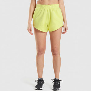 Custom Ladies High Waist <b>Tummy</b> <b>Control</b> Butt Lifting Yoga Shorts Fitness Wear Running Quick Dry Gym Workout Shorts for Women - Product Image 4