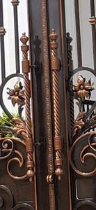 Manija de Hierro Forjado Premium para Puerta Principal – Diseño Forjado a Mano, Estilo Moderno y Lujoso, Ambidiestro - Product Image 4