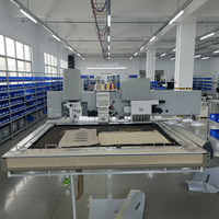 Nouvelle machine à coudre et à broder informatisée contrôlée par PLC certifiée CE avec fonction de perforation