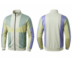 <b>Lightweight</b> Sublimation Full Zip <b>Jacket</b> <b>Running</b> and Fitness Wear Warm Breathable Quick Dry | Sizes Men Women Youth - Product Image 4