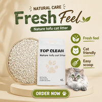 Litière pour chat en tofu biodégradable et jetable en gros, OEM, marque personnalisée, fabricant pour importateurs de produits pour animaux de compagnie, détaillants, marques mondiales