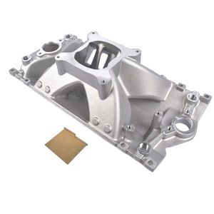Vortec Single Plane Intake Manifold 52033 Small Block High Rise for Chevy 350 - Product Image 1