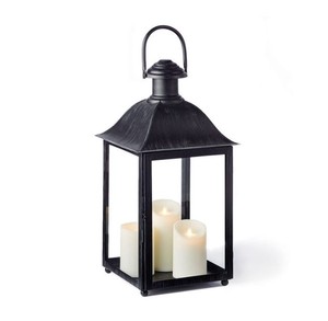 Nuevo diseño de portavelas cuadrado de metal y vidrio, centro de mesa para bodas, hogar y hotel con acabado negro brillante. - Product Image 6