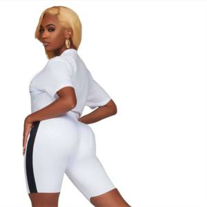 Conjunto Deportivo Personalizado para Mujer, Manga Larga sin Costuras y Pantalones Cortos de Cintura Alta, Conjunto de Gimnasio - Product Image 3