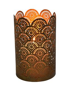 Flower Filigree Decorative Laser Metal <b>Tea</b> <b>Light</b> Votive Holder Manufacturer Decorative Design <b>Tea</b> <b>Light</b> Votive by Home Decor - Product Image 3