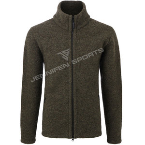 Veste de chasse en laine 100% sur mesure de haute qualité, très tendance, avec fermeture éclair pour homme, pour une utilisation en plein air en hiver - Product Image 1