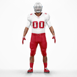 Uniformes de football américain de qualité supérieure pour l'entraînement, maillot de football américain cousu de haute qualité - Product Image 3