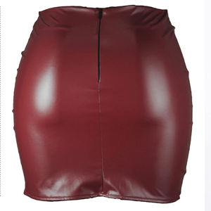 Falda de Cuero para Mujer, Diseño Personalizado, Ligera, Mini, Cómoda, Informal, para Uso Diario al Aire Libre - Product Image 6