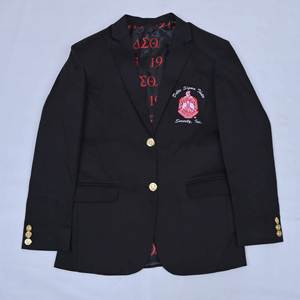 Blazer pour femme de qualité supérieure avec logo personnalisé, broderie 3D des lettres grecques Divine Nine, bouton solide, dernière collection Sorority Sigma Gamma Theta - Product Image 3