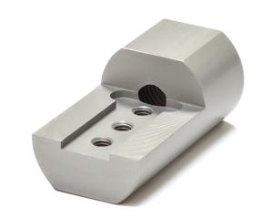 Bloc en V usiné CNC / Bloc de serrage (avec alésage fileté) - Product Image 1