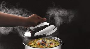 Olla de Metal Duradera para Servir Comida, Fabricada en India para Eventos y Catering, Mantiene el Calor en Servicios Sucesivos - Product Image 2