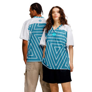 Maillot de football américain personnalisé à sublimation, motif géométrique, en maille respirante, uniformes d'équipe de football, fabricant OEM sous marque privée - Product Image 1