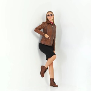 Premium Womens <b>Western</b> Leather <b>Jacket</b> With Fringe Ladies Cowgirl Leather <b>Jacket</b> Custom Manufacturer For Bulk Production - Product Image 4